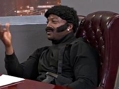 ぽっちゃり, デカチン, 黒人, フェラチオ, 黒人, 異人種間