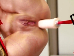アナル, 緊縛, ブロンド, フェティッシュ, 赤毛, ティーン, オッパイの, おもちゃ