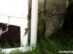 Grosse bite, Gros seins, Sucer une bite, Couple, Hd, Léchez, De plein air, Chatte