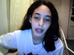 Amateur, Morena, Masturbación, Solo, Adolescente, Camara web
