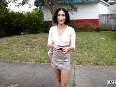 19yo Lina Love is getting picked up on the street