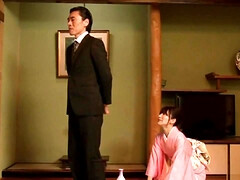 Asiatisch, Grosser arsch, Blasen, Kehlenfick, Hd, Japanische massage, Nippel, Uniform