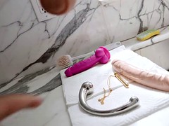 デカチン, デカパイ, ディルド, ハードコア, 淫乱熟女, おもちゃ