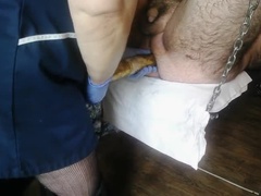 Anal, Gorda, Amarrada, Dominación, Penetracion con puños, Peludo, Esclavo, Puta