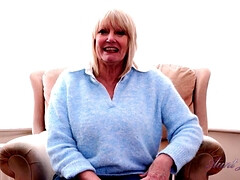 デカ尻, デカパイ, ブロンド, オナニー, 熟年, 母, 裸, オマンコ