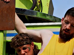 Anal, Tir de sperme, Homosexuelle, Poilue, Hard, De plein air, Maigrichonne, Tatouage