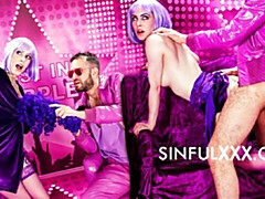 デカチン, フェラチオ, 女, 手コキする, Hd, なめる, オマンコ, 剃毛