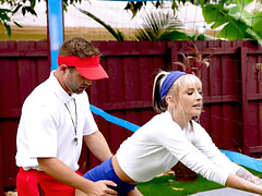 18 ans, Blonde, Hard, Adolescente