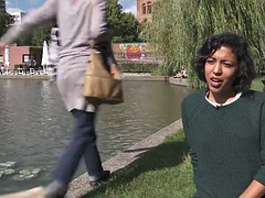 Nana, Brunette brune, Pieds, Allemand, Hard, Masturbation, Solo, Nénés