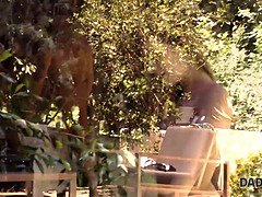 Blondine, Geschnappt, Betrug, Papi, Freundin, Hd, Im freien, Rasiert