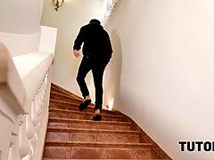 Morena, Checa, Europeo, Peludo, Maduro, Pantaletas, Coño, Maestra