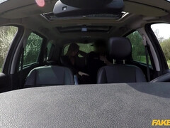 American cop fucks Cara Wolf in the car