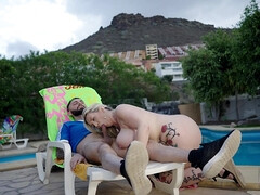 Anal, Cul, Gros cul, Gros seins, Blonde, Tir de sperme, Hd, De plein air