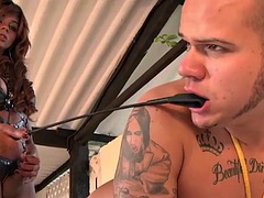 Fesselspiele, Spermaladung, Gruppensex, Gruppe, Hardcore, Orgie, Transfrau, Flotter dreier