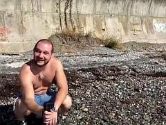 アナル, ビーチ, フェラチオ, 中出し, ダブル開発, 面白, 乱交, ハードコア