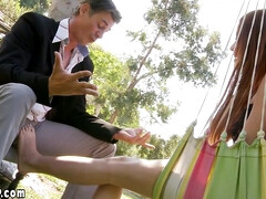 18 años, Mamada, Polla, Al aire libre, Flaco, Tabú, Adolescente, Tetas