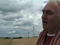 Blonde teen fucking with an old man