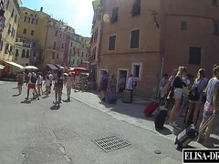 お尻, デカ尻, デカパイ, ブロンド, 巨乳な, 露出狂, オマンコ, オッパイの