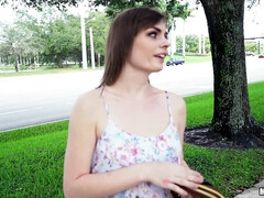 Cul, Grosse bite, Brunette brune, Pov, Public, Chatte, Adolescente