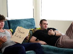 Naked coeds spend the time by fucking each other