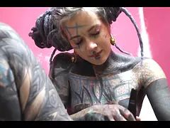 Anal, Femelle, Béant, Hd, Masturbation, Solo, Tatouage, Jouets