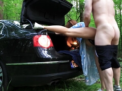 The Bride Decided To Have Sex With Her Ex-boyfriend For The Last Time, Driving Into The Forest