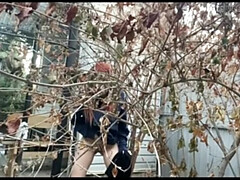 Enthousiasteling, Rondborstig, Hd, Huisgemaakt, Buiten, Alleen, Toilet, Webcamera