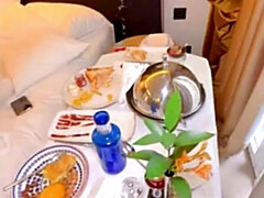 アナル, お尻, デカチン, デカパイ, ハードコア, 自家製, ホテル, オッパイの