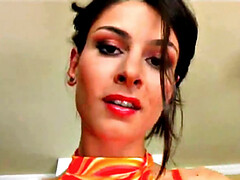 Braunhaarige, Dildo, Absätze, Masturbation, Zierlich, Pov, Solo, Titten