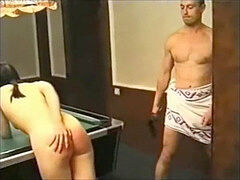 お仕置き, ロシア人, スパンキング, ヤリマンの