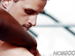 In den arsch, Grosser schwanz, Schwarz, Schwanz, Schwul, Sporthalle, Hardcore, Arsch lecken