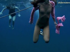 Chica, Checa, Europeo, Lesbiana, Piscina, Ruso, Sexo soft, Bajo el agua