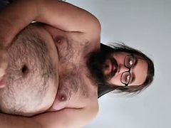 ぽっちゃり, デカチン, ぽちゃ, ヨーロピアン, ドイツ人, 毛深い, オナニー, 一人