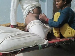 Indian Bhabhi Hok with Huge Tits Face Fucked by Husband in Doggy Style