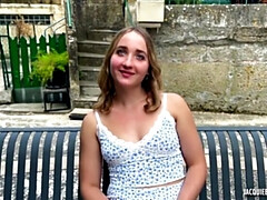 Blonde Coed Chloe, 18, Studying Law in the French Riviera!