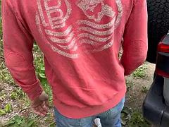Leie, Blasen, Auto, Hardcore, Hausfrau, Milf, Öffentlich, Flotter dreier