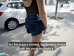 Amateur, Mamada, Tetona, Latina, Tetas naturales, Público, Realidad, Adolescente