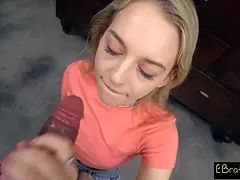 Lily Larimar Repents For Bad Behavior by Draining Stepbro's Dick
