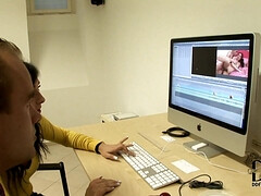 Sucer une bite, Brunette brune, Poilue, Hard, Mère que j'aimerais baiser, Seins naturels