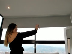 Amateur, Gros seins, Masturbation, Solo, Gicler, Étudiant, Nénés, Webcam