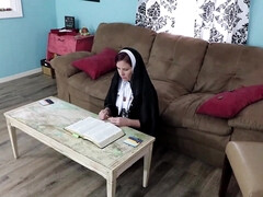 Father Plants His Seed In Christian Nun - Big dick