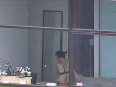 オフィス, のぞき