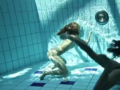 美女, ハードコア, レズビアン, ロシア人, ソフトコア, ティーン, オッパイの, 水中