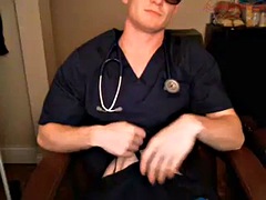 Tussi, Grosser schwanz, Arzt, Schwul, Masturbation, Solo