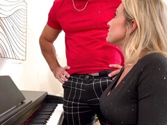 Blonde, Sucer une bite, Faciale, Français, Hard, Hd, Étudiant, Professeur