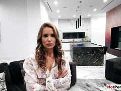 Blondine, Schwanz, Familie, Hd, Zierlich, Dürr, Stiefmutter, Taboo