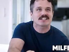 Blasen, Hundestellung, Hd, Milf, Muschi, Stiefmutter, Tittenfick, Titten