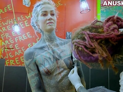 アナル, 緊縛, エクストリーム, フェティッシュ, ドイツ人, 手コキする, ハメ撮り, タトゥー