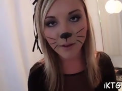 Leie, Blondine, Blasen, Hardcore, Rau, Ablutschen, Jungendliche (18+), Titten