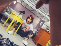 お尻, 茶髪の, 捕まる, バック, ホテル, ガリガリ, ティーン, のぞき